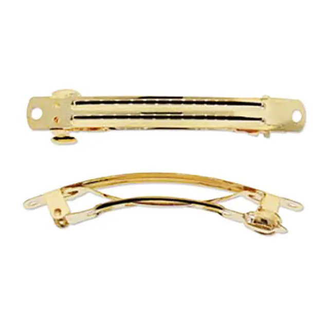 Βάση για Κοκκαλάκι Μαλλιών 7cm - Gold Plated - 4τεμ