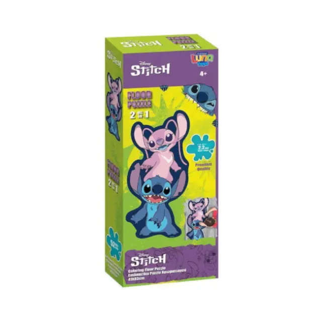 Luna Puzzle Χρωματισμού XL 52 τεμ. Lilo & Stitch (000564692)