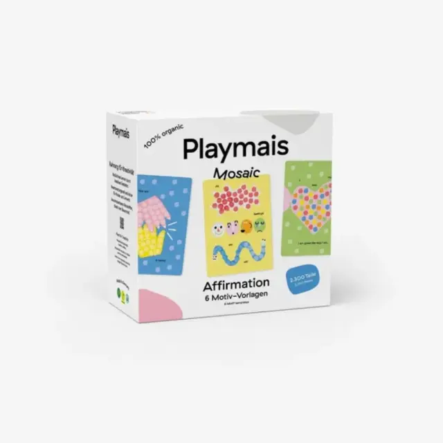 PlayMais Mosaic Κατασκευή με Σφουγγαράκια από Καλαμπόκι και Κάρτες – Συναισθηματική Eνδυνάμωση (3+ ετών) 160970
