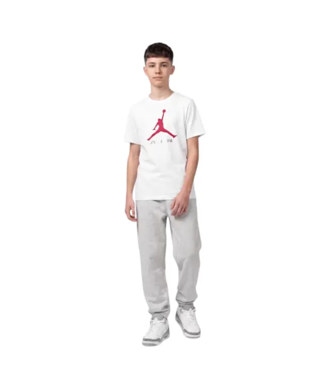 Jordan - Παιδική Μπλούζα T-Shirt JDB MJ Brooklyn 95G020-001 Λευκό - 10 ετών 3