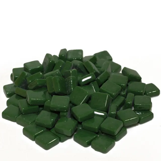 Γυάλινη Ψηφίδα Pure Glass PG33 - 10x10mm - Dark Green - 100gr
