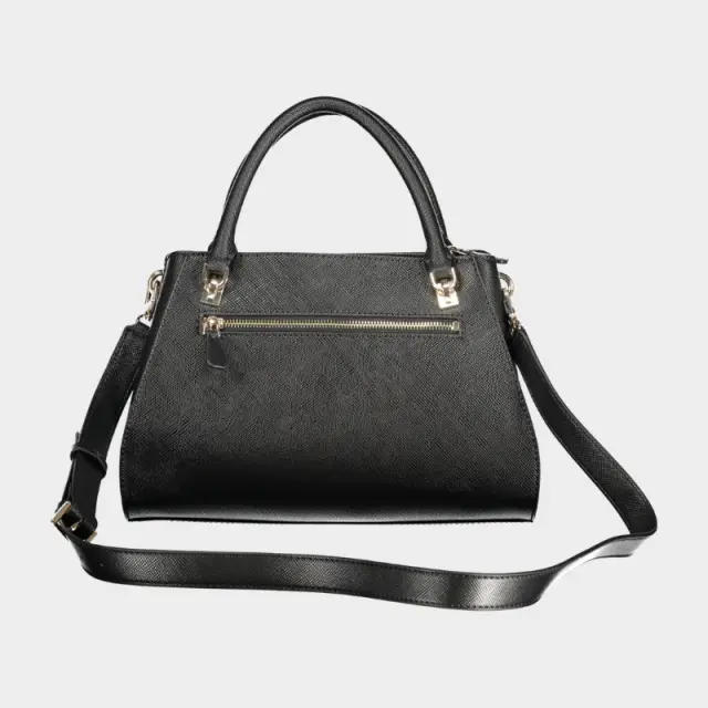 Guess - Γυναικεία Τσάντα Ώμου/Χειρός Noelle II Bag HWZG967207-BLA Μαύρο 3