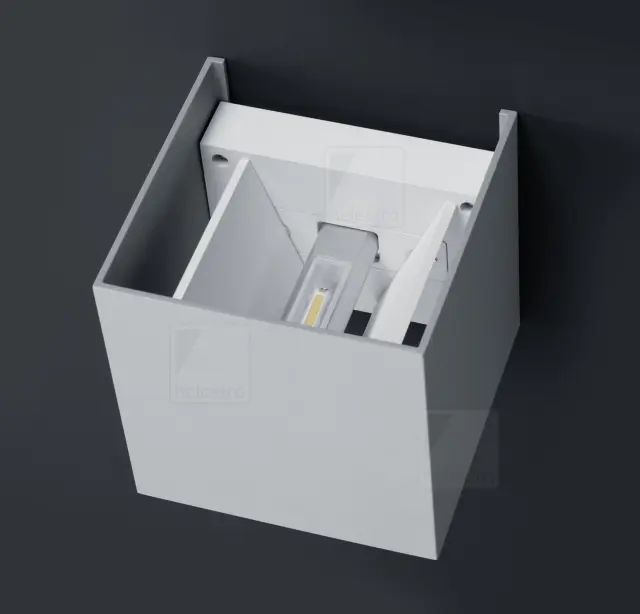 SIRI44-L Φωτιστικό Τοίχου Graphite – Direct/Indirect LED IP54 Γραφίτης 2