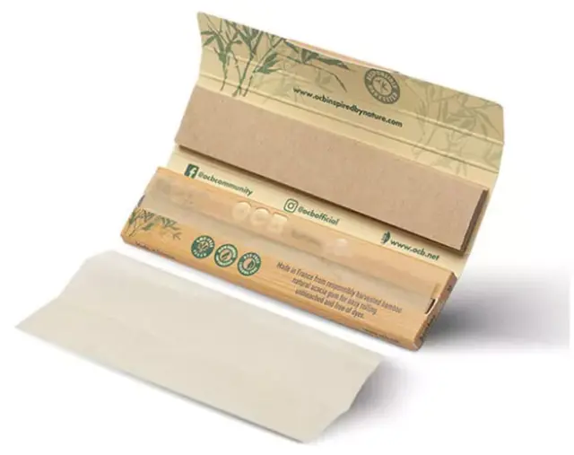 OCB Χαρτάκια Bamboo King Size Slim με Τζιβάνες 2