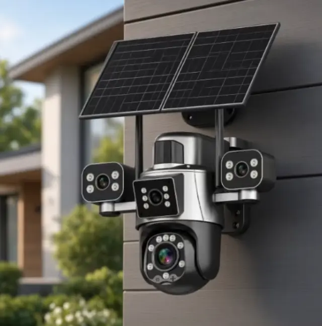 Ηλιακή κάμερα ασφαλείας IP τετραπλή - 65X 4G - Security Camera - 371211 2