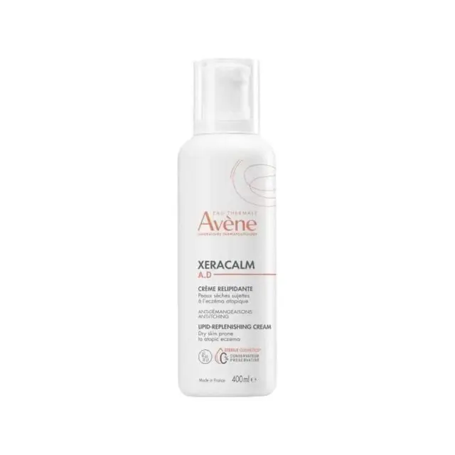 Eau Thermale Avène XeraCalm A.D Κρέμα για Αναπλήρωση των Λιπιδίων - Ξηρό Δέρμα με Τάση Κνησμού & Ατοπίας 400ml
