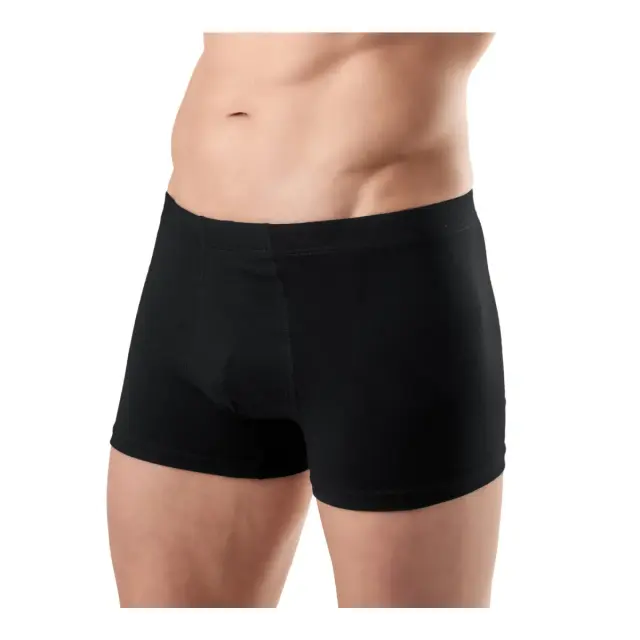 FMS Ανδρικό Boxer Classic Short Εφαρμοστό - Τριπλό Πακέτο, Χρώμα Μαύρο 2