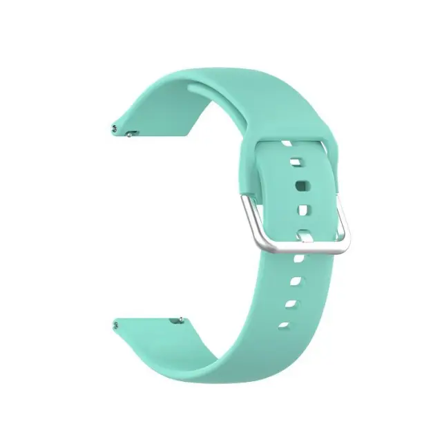 Silicone Band For Samsung Gear S3 46mm/ Pace/ Stratos/ Watch GT/ GT2 / GTR /Versa / Magic 2 (Fits all 22") Mint Green Large OEM 2