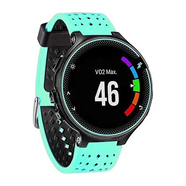 Λουράκι για Garmin Forerunner 220/230/235/630/735- Black/Baby Blue ΟΕΜ