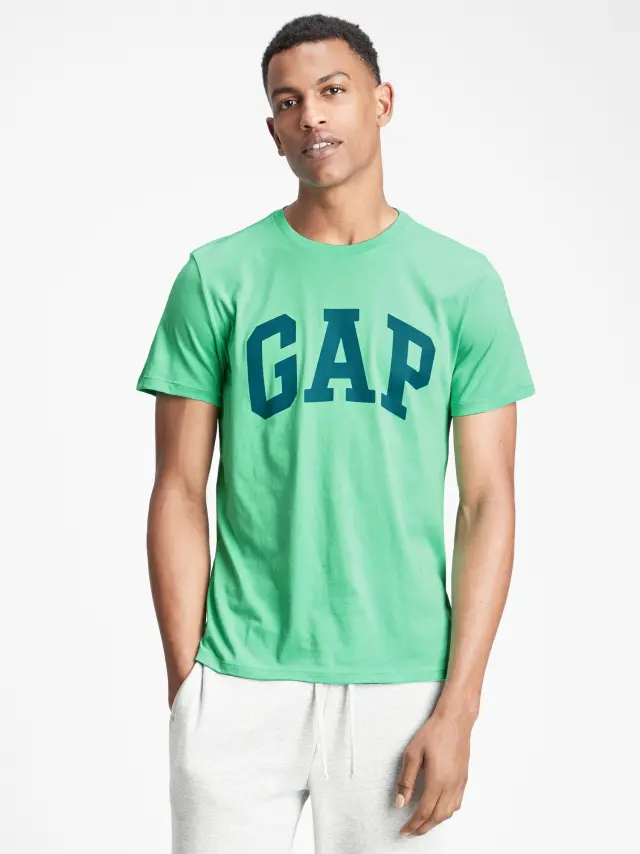 Gap Logo Μπλούζα cool jade green - S