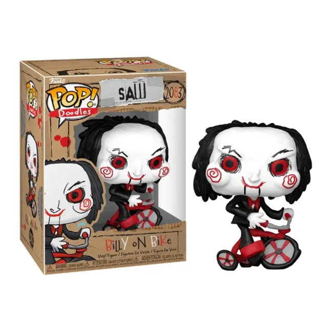 Φιγούρα Funko Pop! Movies: Saw - Billy on Bike (Doodles) #2082 Vinyl Figure