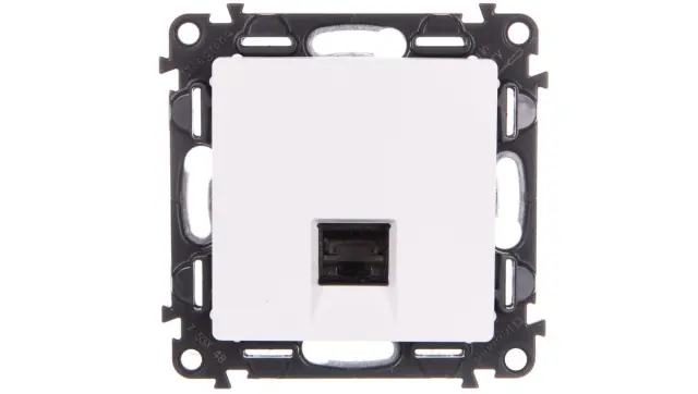 RJ45 Socket Valena Life Cat6A STP White