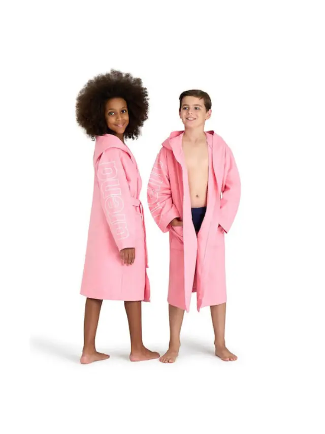 Arena Zeal Plus 005309-301 Kids Swimming Bathrobe Pink 005309301 2