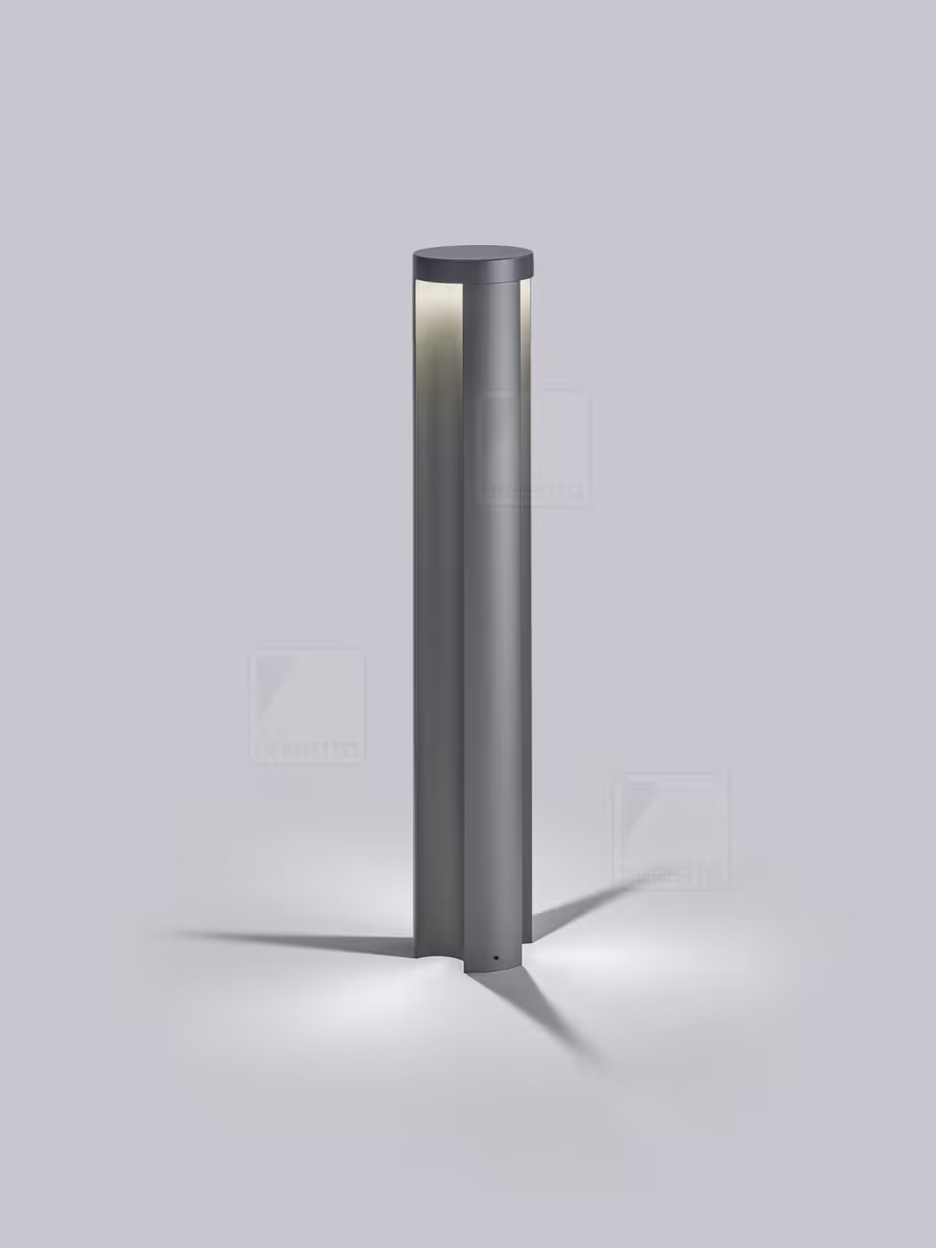 Κολωνάκι Φωτισμού LED SKY Graphite IP65 Τριπλής Εκπομπής 18W Γραφίτης