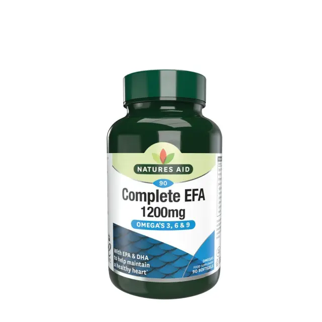 Natures Aid Complete EFA 1200 mg (Omega 3, 6 + 9)