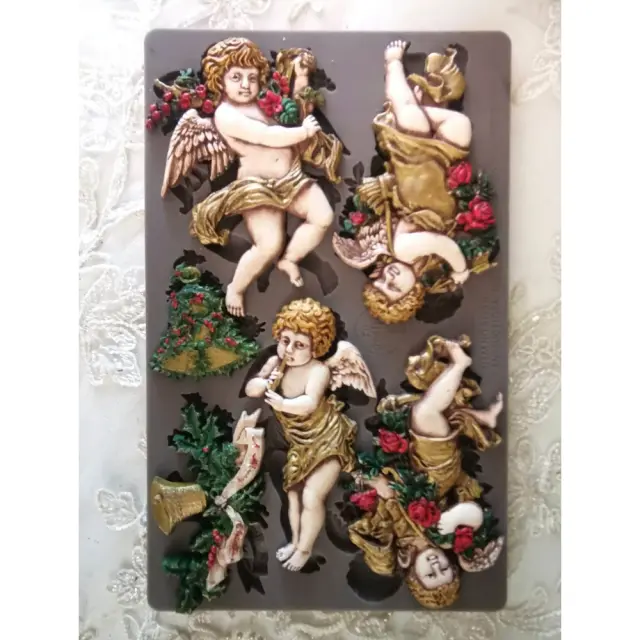 Καλούπι Redesign Prima Marketing 13x20cm, Angelic Floral Noel 2