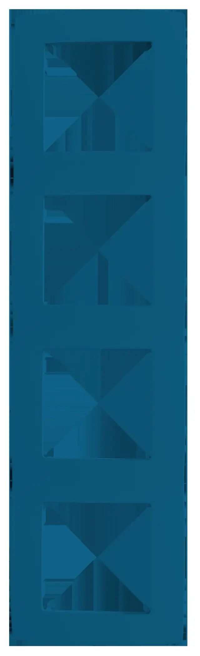 PRIME ΠΛΑΙΣΙΟ 4 ΘΕΣΕΩΝ IP20 ΓΑΛΑΖΙΟ / 1000119309