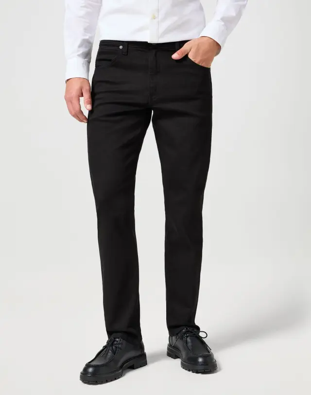 Wrangler Ανδρικό GREENSBORO 803 DEEP INK Τζιν Παντελόνι – Black - 30W 32L