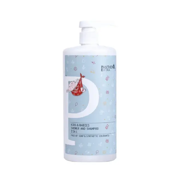 Medisei Panthenol Extra Baby Shower& Shampoo 2 σε 1, Παιδικό Σαμπουάν και Αφρόλουτρο 1lt