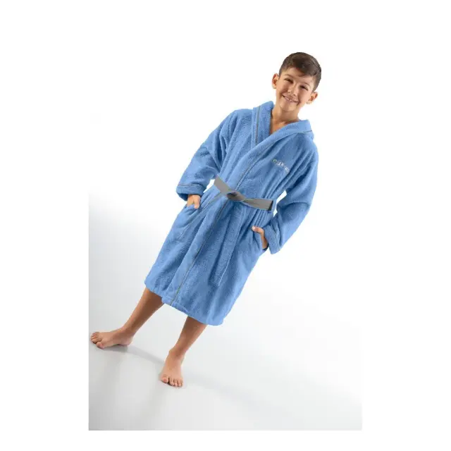 Παιδικό Μπουρνούζι Kiddies Blue για ετών 10-12