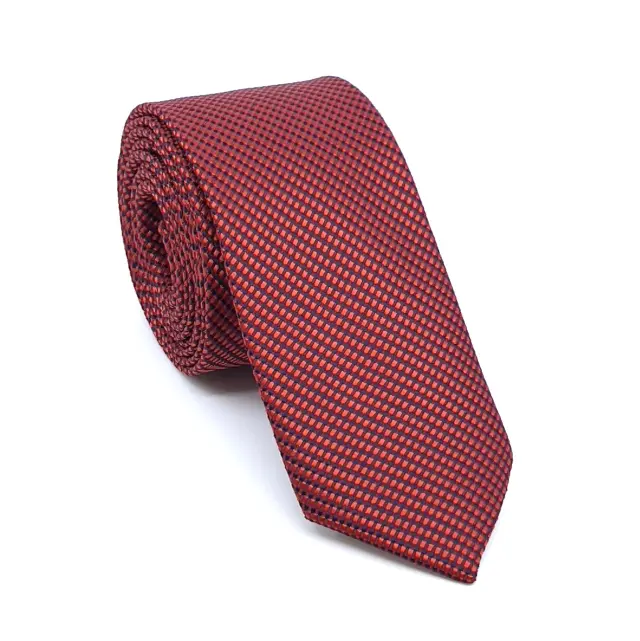 Κόκκινη Γραβάτα Microfiber Σετ με Μαντηλάκι