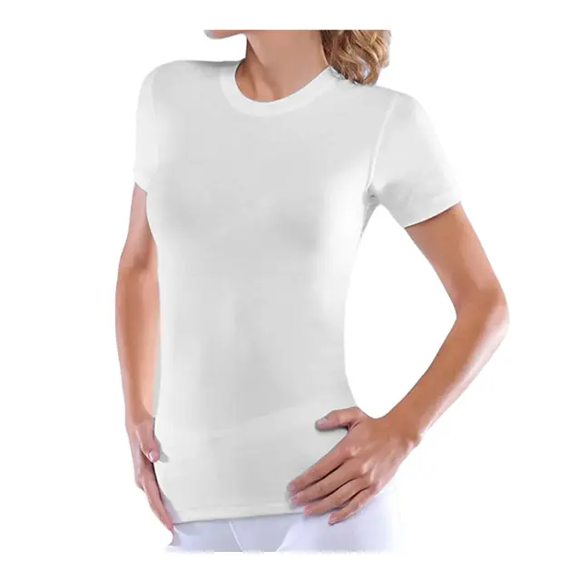 FMS Unisex Ισοθερμικό Μπλουζάκι Κοντό Μανίκι, Χρώμα Λευκό 2