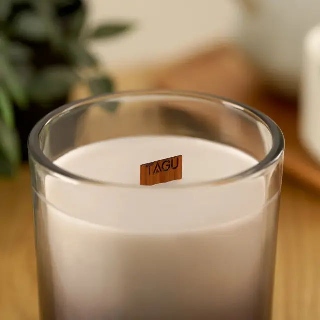 TAGU candleplace Κερί με Ξύλινο φυτίλι 380g 3τεμάχια 3