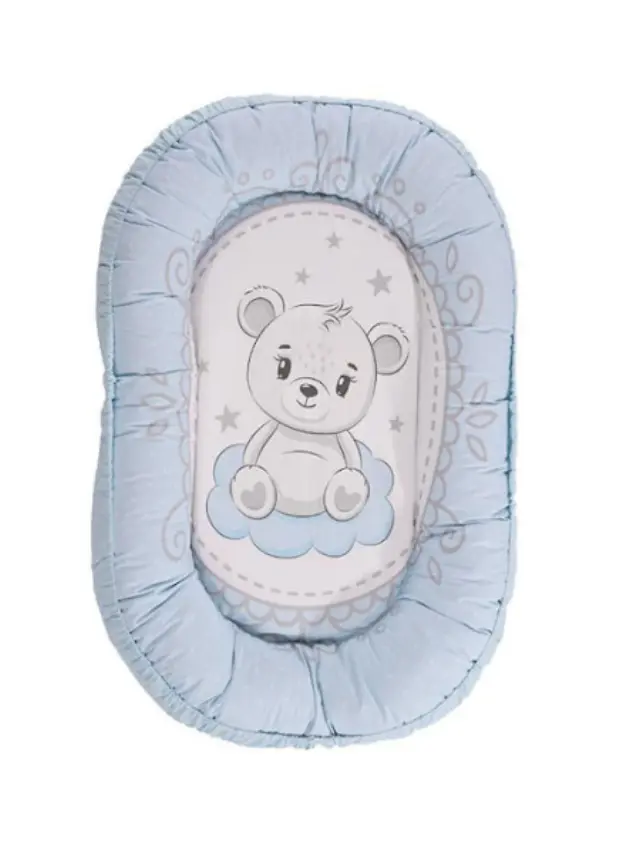Lorelli Βρεφική Φωλιά Ύπνου 58*92cm Little Bear Blue 20030255901 2