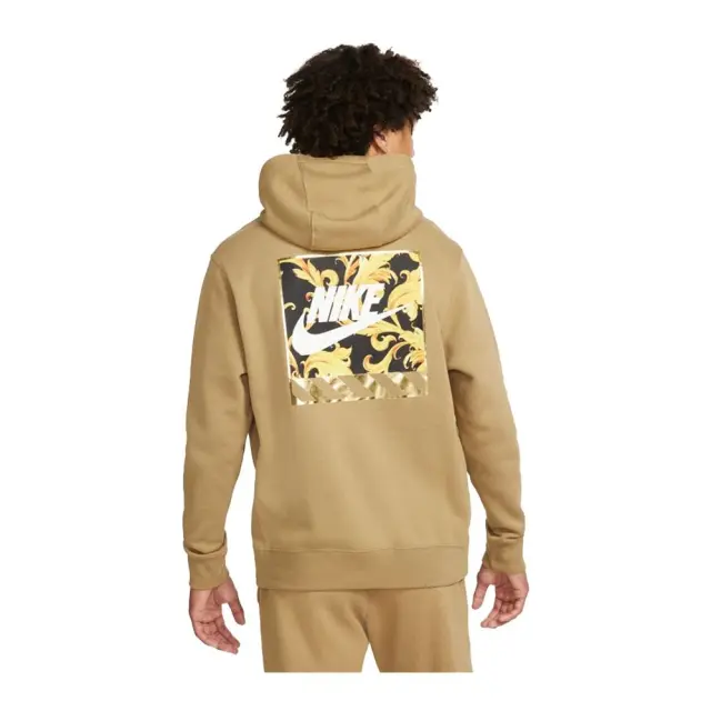 Nike Sportswear Fleece Hoodie (DM2276-258) - Καφέ 2