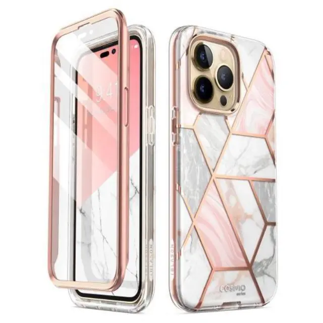 Θήκη Full Body Rugged Supcase Cosmo Apple iPhone 14 Pro Marble N60104