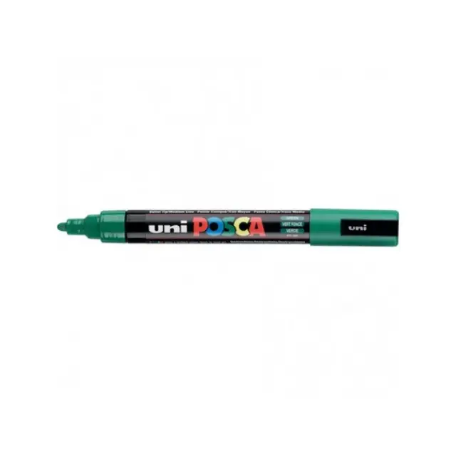 Μαρκαδόρος Σχεδίου Uni Posca PC-5M Medium με πάχος μύτης 1.8-2.5mm - GreenPC-5M(E) - ΠPAΣINO