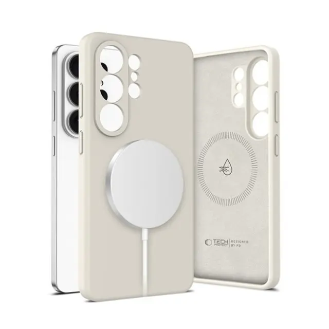 Tech-Protect Θήκη Κινητού Galaxy S26 Ultra Silicone Magsafe Cosmic Latte