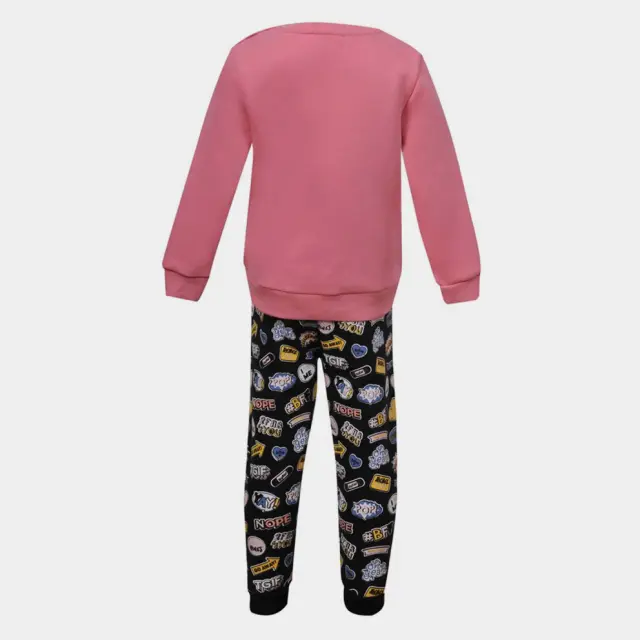 BodyTalk Set Crew Pants Pink/Black 1212-742099 - 3 2