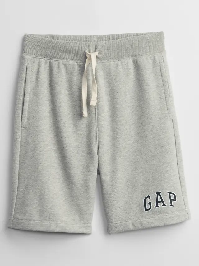 Γκρι Παιδικό Gap Logo Pull-On Σορτς light heather gray