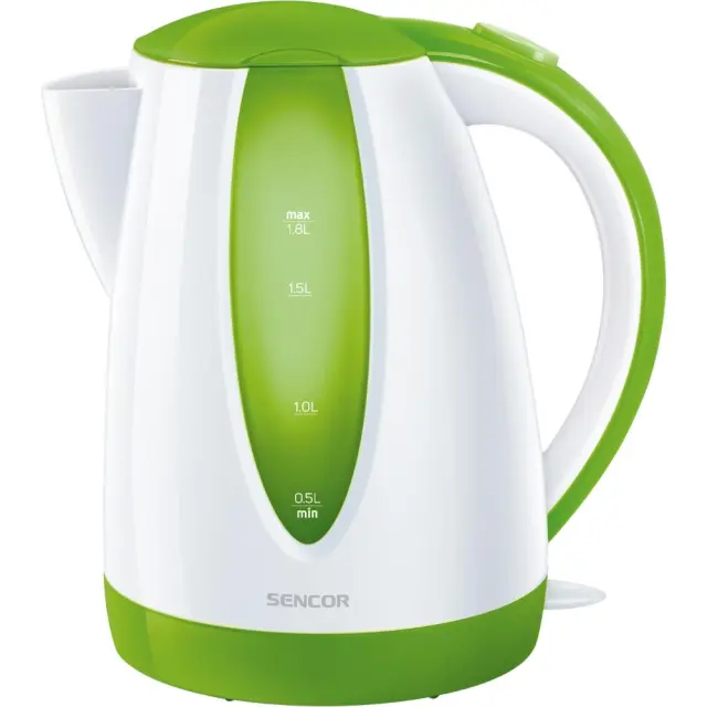 Βραστήρας Sencor SWK 1811GR 1.8lt 2000W με Διπλή Ένδειξη Στάθμης και Πλαστικό Σώμα Πράσινος