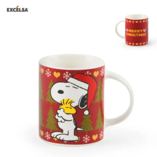Excelsa Χριστουγεννιάτικη Κούπα 300ml: Peanuts
