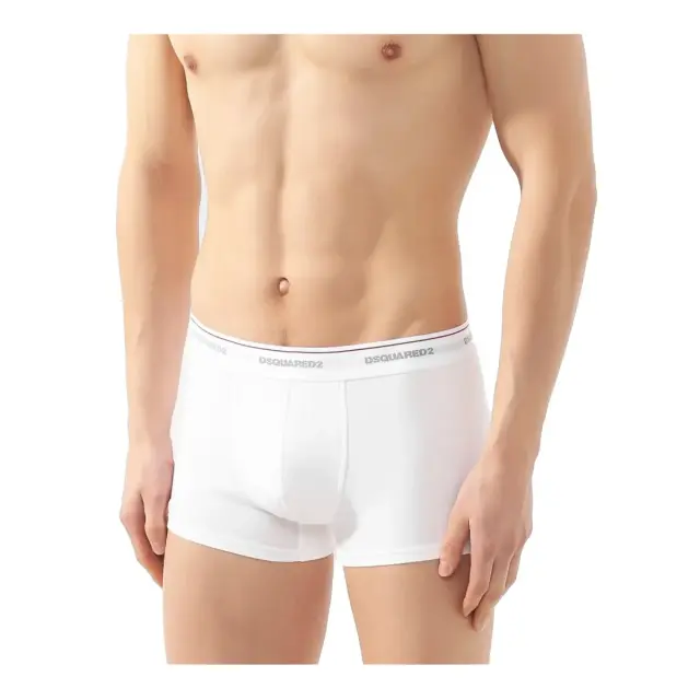 DSQUARED2 Ανδρικό Boxer Classic Logo - Τριπλό Πακέτο, Χρώμα Λευκό - S 2