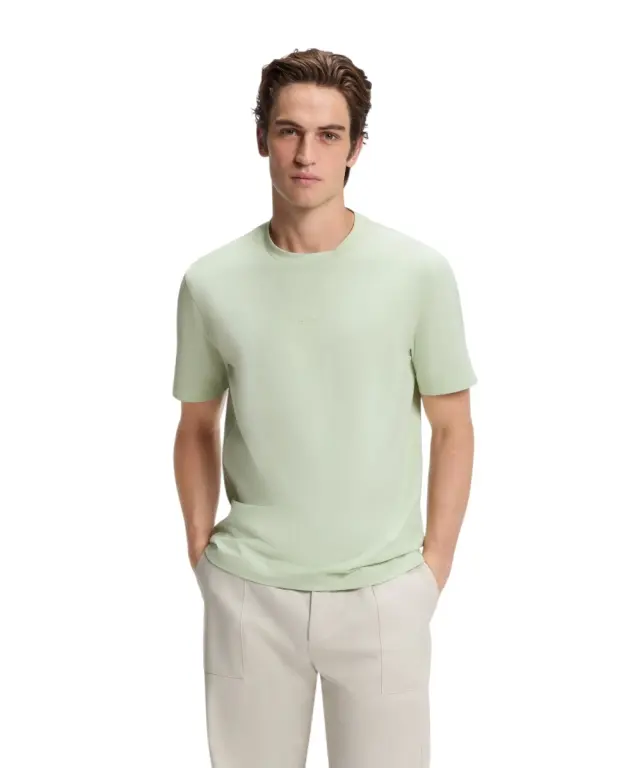 Hugo Boss - Ανδρικό T-shirt Tchup Relaxed Fit 50473278-384 Πράσινο Ανοιχτό - XL 3