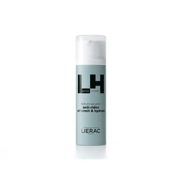 Lierac Homme Fluide Antiage Global Λεπτόρρευστη Ανδρική Κρέμα με Ολοκληρωμένη Αντιγηραντική Δράση 50mL