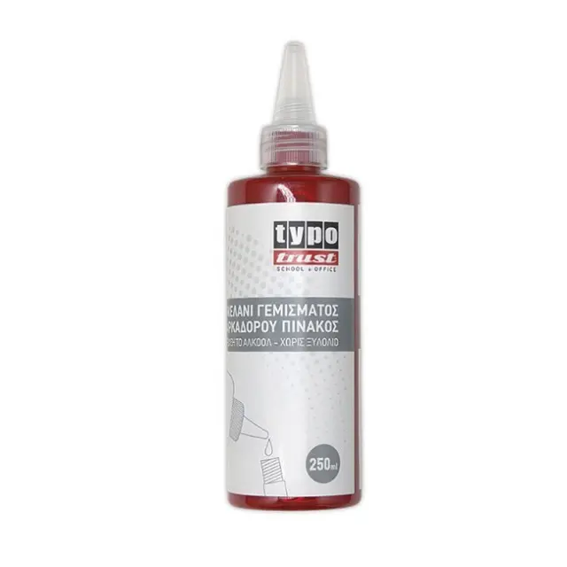 Typotrust Μελάνι Μαρκαδόρου Πίνακα 250ml Κόκκινο (WI250-02)