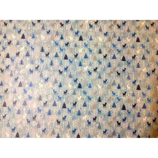 Heyda Τυπωμένο Χαρτόνι 50Χ70 300gr Christmas Blue Crystal/ 2847720-39 (Heyda)
