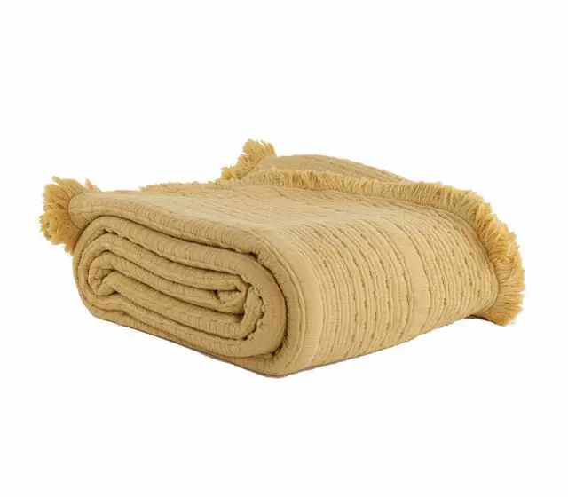 ΚΟΥΒΕΡΤΑ BΑΜΒ.MADISON 230X250 MUSTARD - NEF NEF