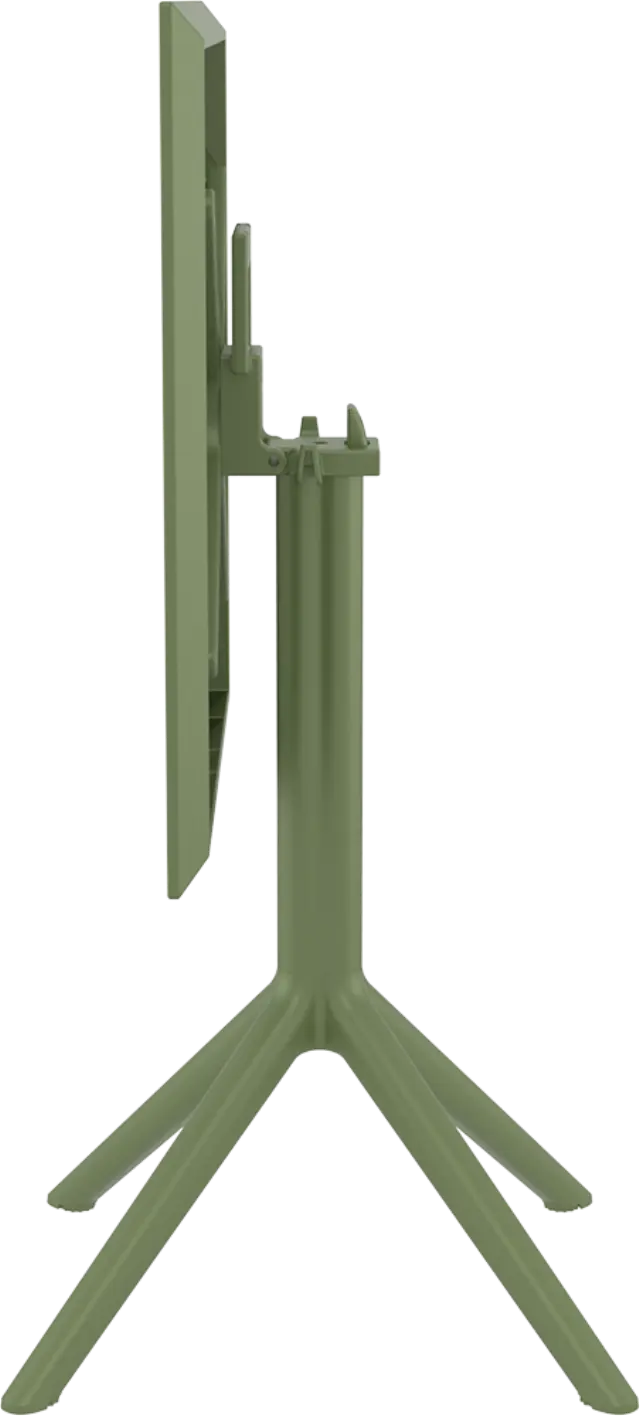 Τραπέζι Πτυσσόμενο SKY Olive Green PP 60x60x74cm 3