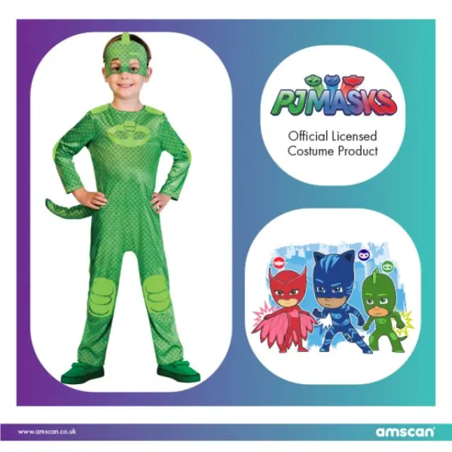 Στολή PJ Masks Gekko Good 7-8 Ετών