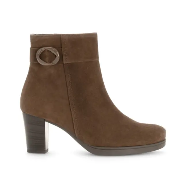 Gabor Μποτάκια Γυναικείο δέρμα Nubuck Καφέ GAB/52081 33-CACAO