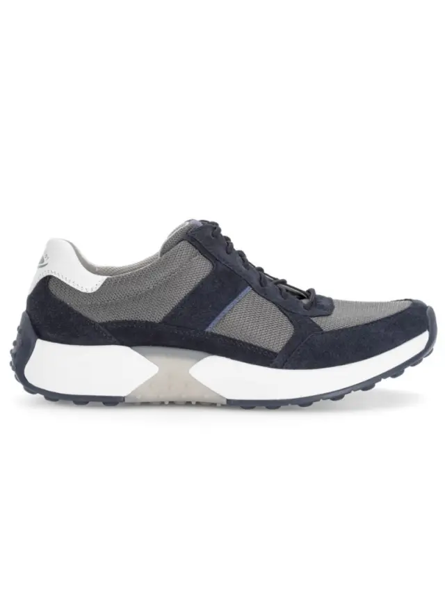 Pius Gabor Sneakers Ανδρικό δέρμα Nubuck/ύφασμα Μπλέ PGA/800810 04-MARINE 3