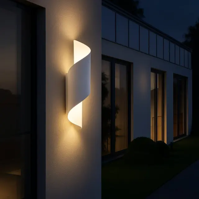 LED Απλίκα Τοίχου Up-Down APOLLO 2X5Watt IP54 Λευκό VIV004698 2
