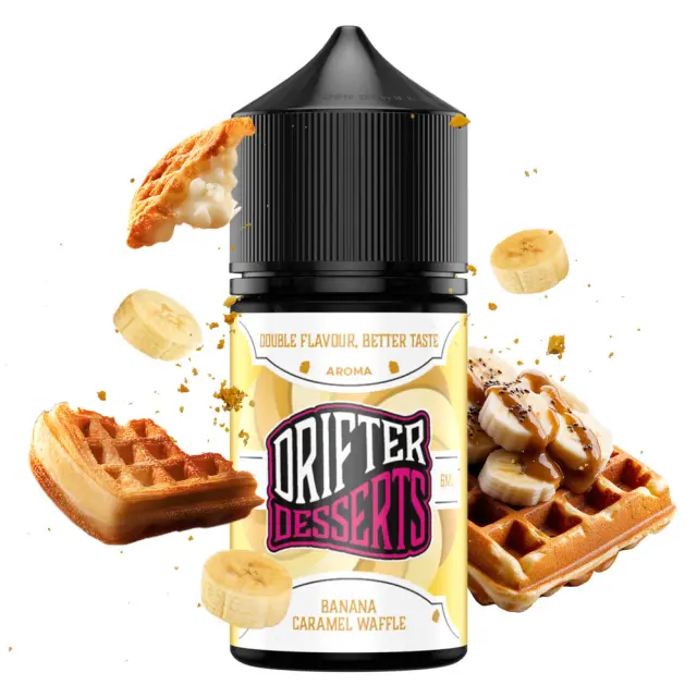 Banana Caramel Waffle 6ml (30ml) - Drifter Desserts Flavorshots