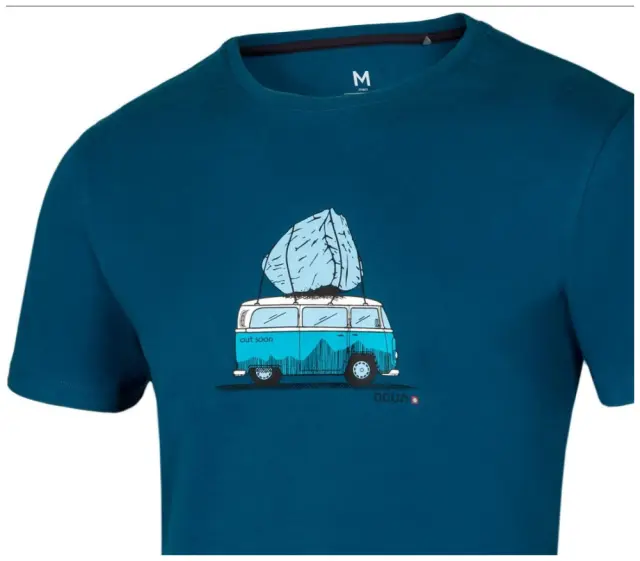 Κοντομάνικο Ocun Ανδρικό Classic T Bus-Stone Blue Ink - 05242-BLUEINK - S 3