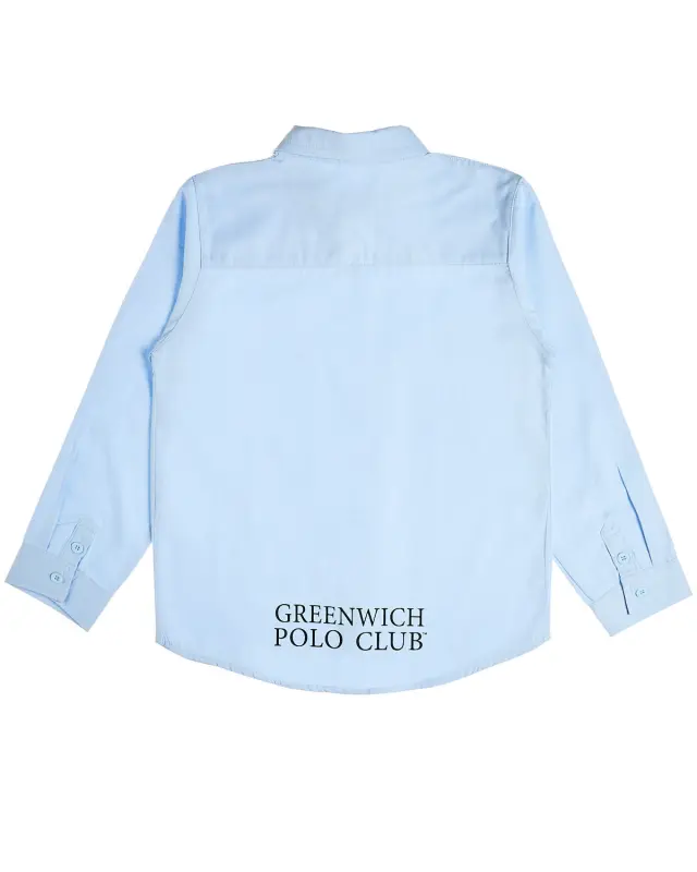 Πουκάμισο Greenwich Polo Club 100% cotton με κέντημα 3